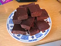 巧克力布朗尼(brownies)