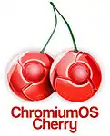 ChromiumOS Cherry（櫻桃）的標誌。