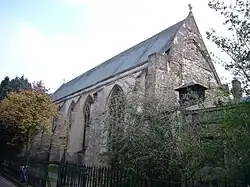 photograph of church, viewed from the outside