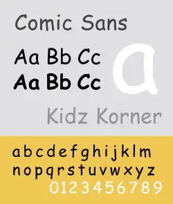 Comic Sans MS