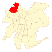 Location of Quilicura commune in Greater Santiago