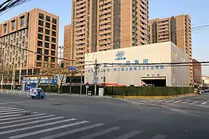 北京地铁3号线东坝中街站工地