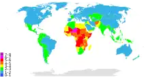 fertility rate map