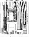 1888年時的尤斯頓車站平面圖