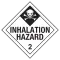 A diagonal placard with warning oxidant