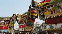 青柏祭的山車