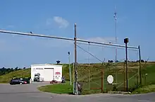 View of the Diefenbunker gate and entrance in Carp, Ottawa, Ontario, Canada