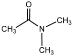 CH3CON(CH3)2，二甲基乙醯胺