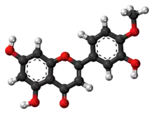 Ball-and-stick model of diosmetin