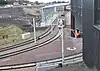 Edinburgh Gateway Tram Stop from the station