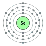 硒的电子層（2, 8, 18, 6）