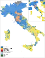 Winning coalition candidate in municipalities and constituencies for the Chamber of Deputies