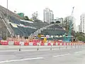 建築中A2出口（2015年3月）