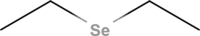 skeletal model of Diethyl selenide