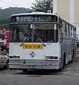 一輛停放在霧峰的20路（公司自訂編號，今中台灣客運281路），此車是採購自台北客運之HINO LRK二手車。