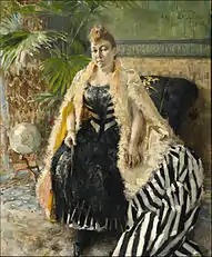 Parisienne, 1888, oil on canvas