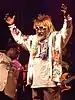 American funk musician George Clinton and his band Parliament Funkadelic performing at the Capitol City Carnival in Centreville, Virginia.