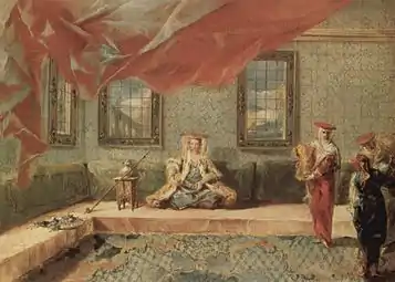 Scene in a Harem, by Guardi