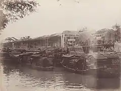 1880年左右的沙基大街。