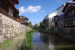 滋賀縣近江八幡市八幡堀（劇中阿淺的姐姐阿初嫁至山王寺屋的途中經過之地）