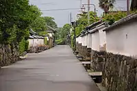 堀內地區的武家屋敷街道