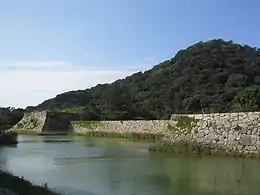 萩城・天守台