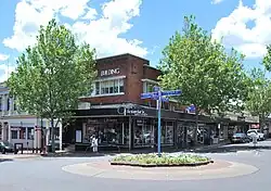 The intersection of Thompson and Gray streets in the centre of Hamilton