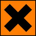 Hazard symbol: harmful