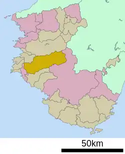 日高川町位置圖