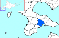 北斗市在北海道的位置