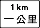 顯示與危險處之間相隔的距離