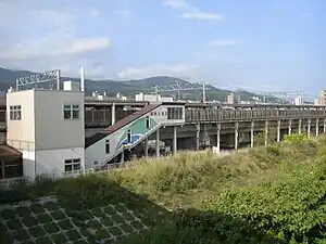 採高架車站設計的稻積公園車站