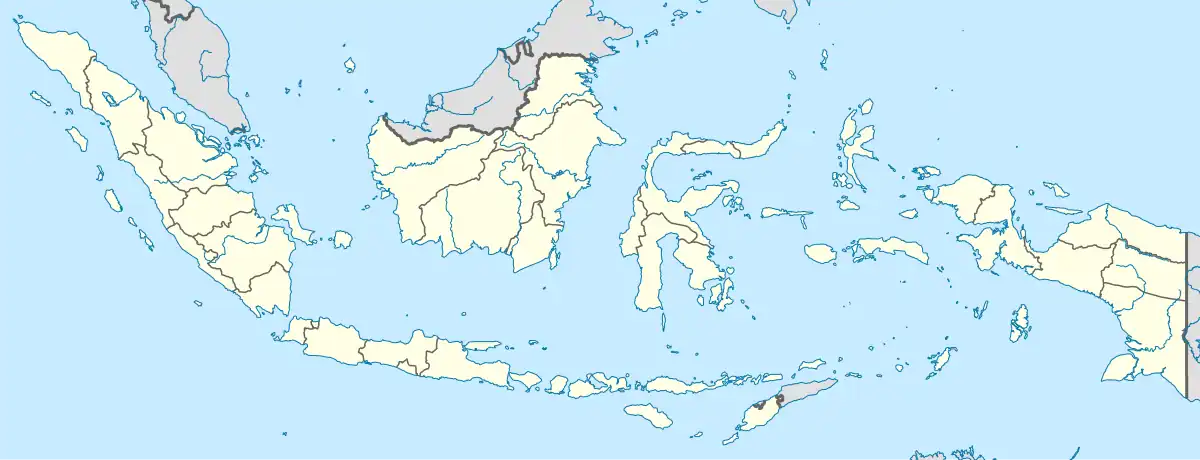 Location of Jakarta,Indonesia