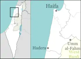 HFA在Haifa region of Israel的位置