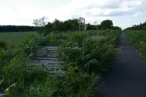 車站與月台遺址