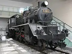 遊就館的蒸氣機車C56 31