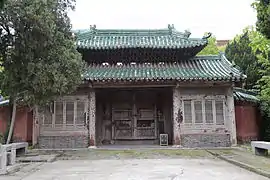 山门后侧