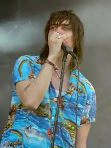 Julian Casablancas performing live in 2014