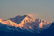 干城章嘉峰一景。