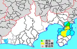 田方郡行政區域圖