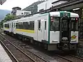 行駛於陸羽東線的 KiHa 110-200型車，2007年8月。