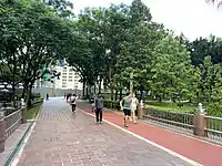 城中城公園的慢跑道