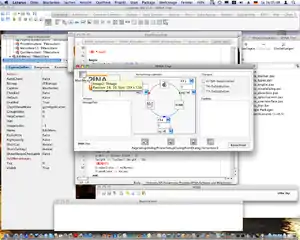 於 Mac OS X 運行的 Lazarus IDE 1.0