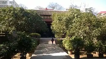 潋江书院花圃及讲堂