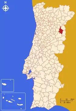 Location in Portugal