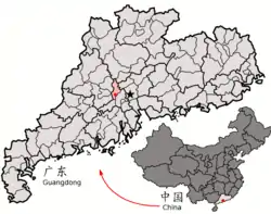 三水区的地理位置