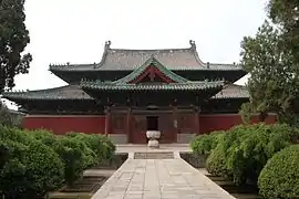 摩尼殿背面