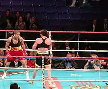 Lucia Rijker and Jane Couch boxing, 2003