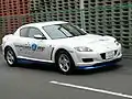 行駛中的RX-8 Hydrogen RE