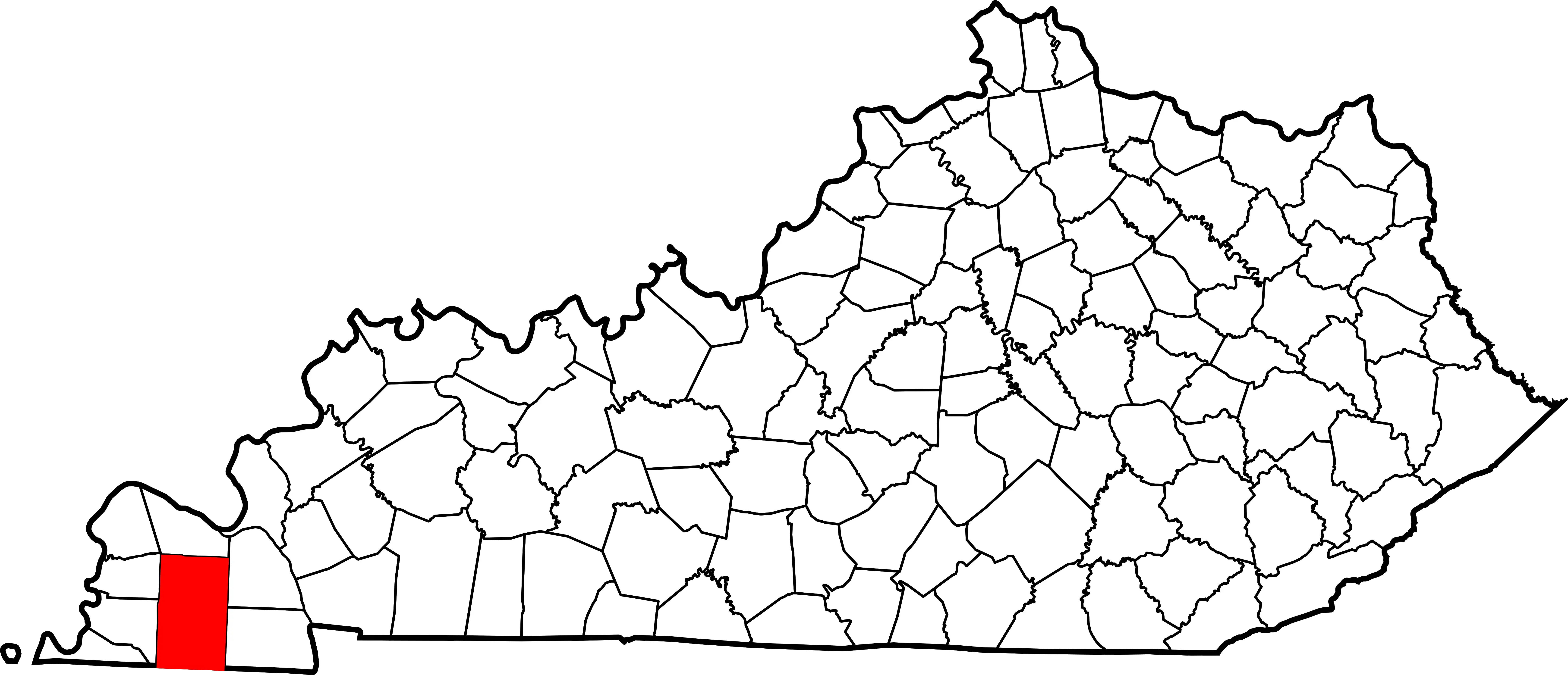 150px|State map highlighting 格雷夫斯 County